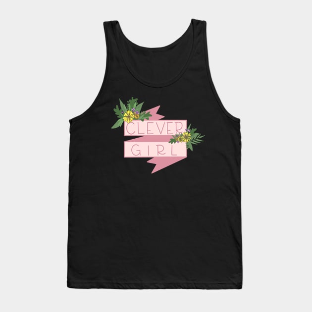 Clever Girl Tank Top by Thenerdlady
